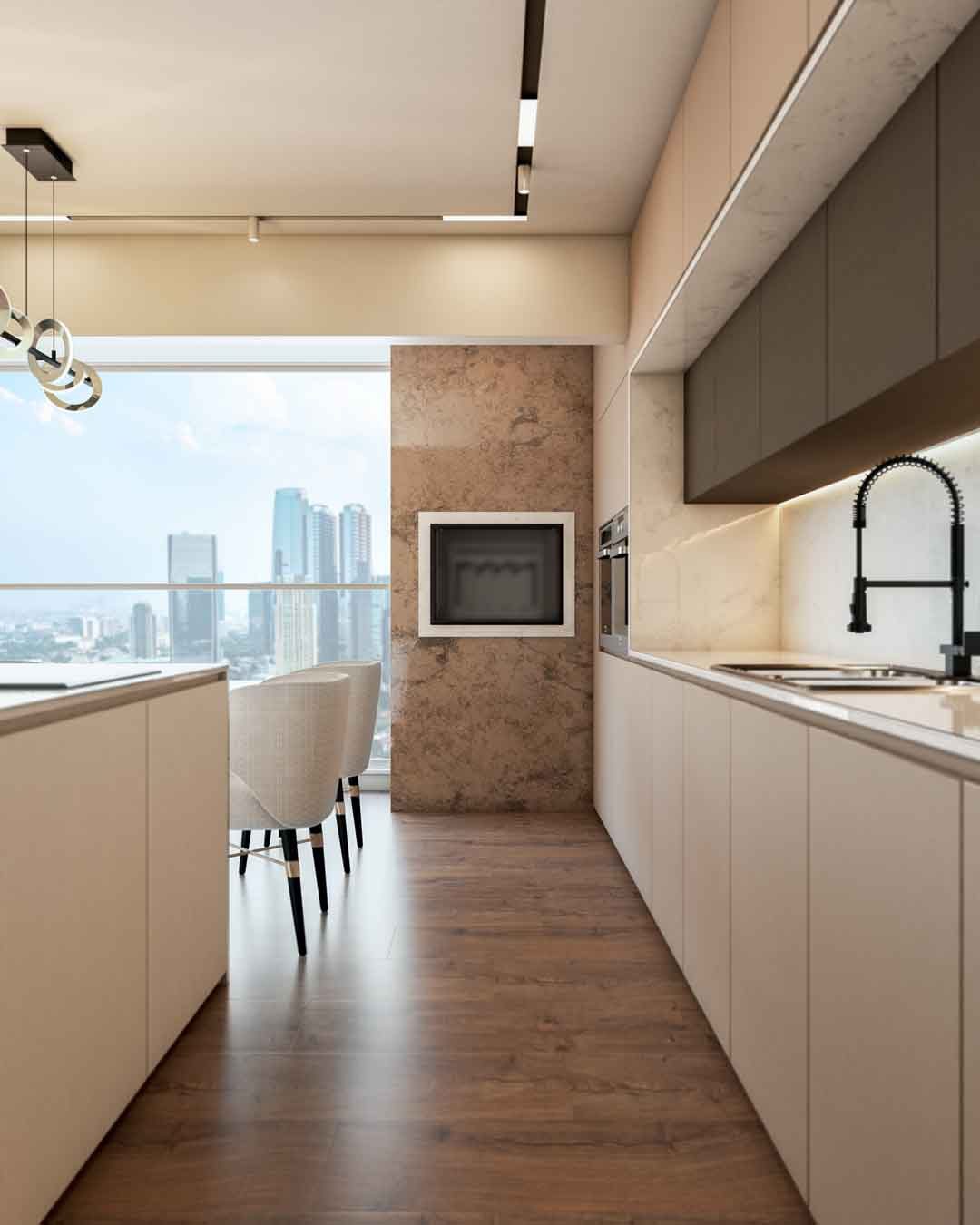 BRASA studio - Arquitetura de interiores - projeto de arquiteto - cozinha com churrasqueira